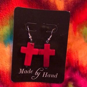 BRAND NEW cross earrings❤️
